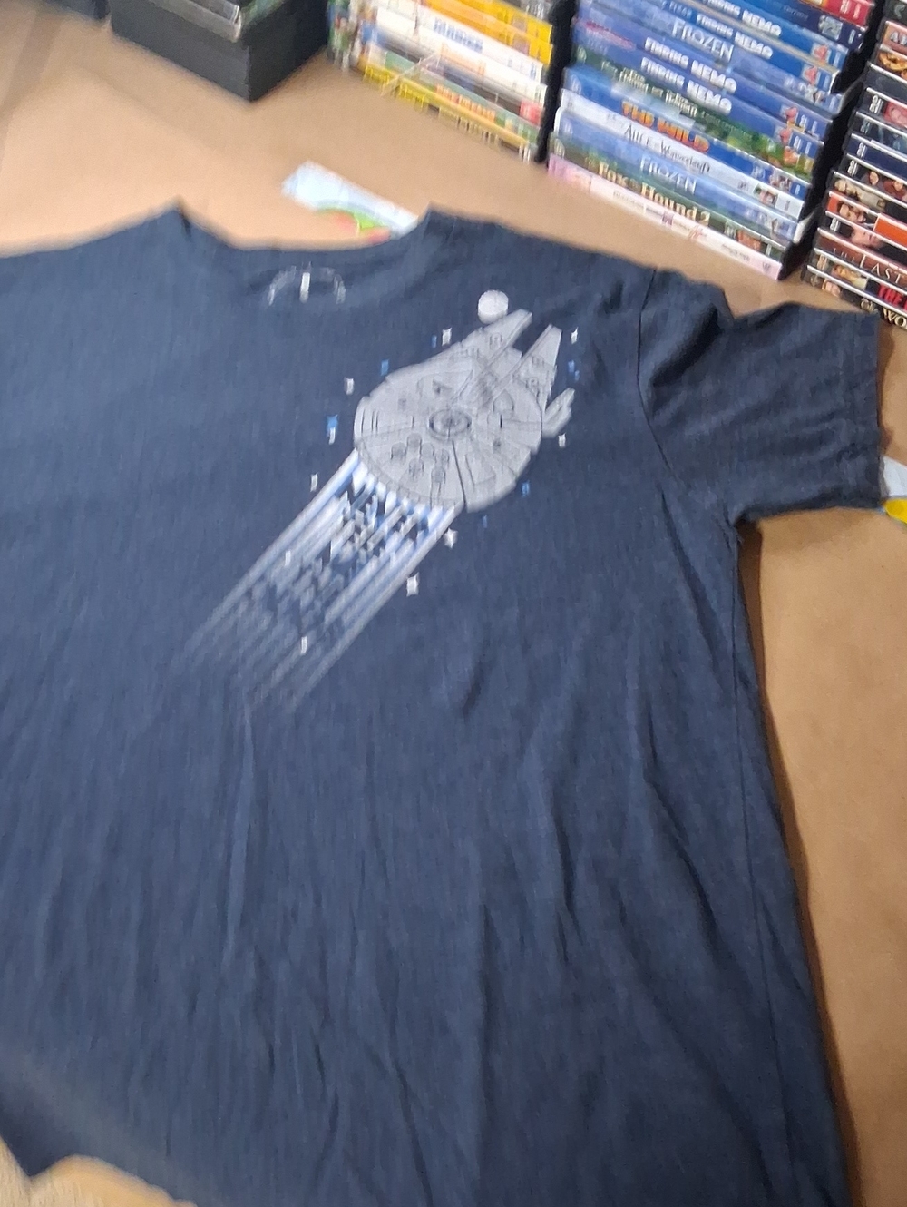 Men's Navy Graphic T-Shirt - Millennium Ship Design
